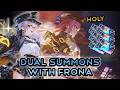 THE GREATEST LUCK FOR HALF ANNI!! Neo Neon DUAL SUMMONS with Frona | Nikke: Goddess of Victory