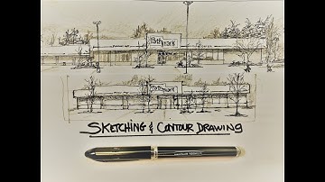 Contour Drawing & Sketching a Local Supermarket - with Chris Petri