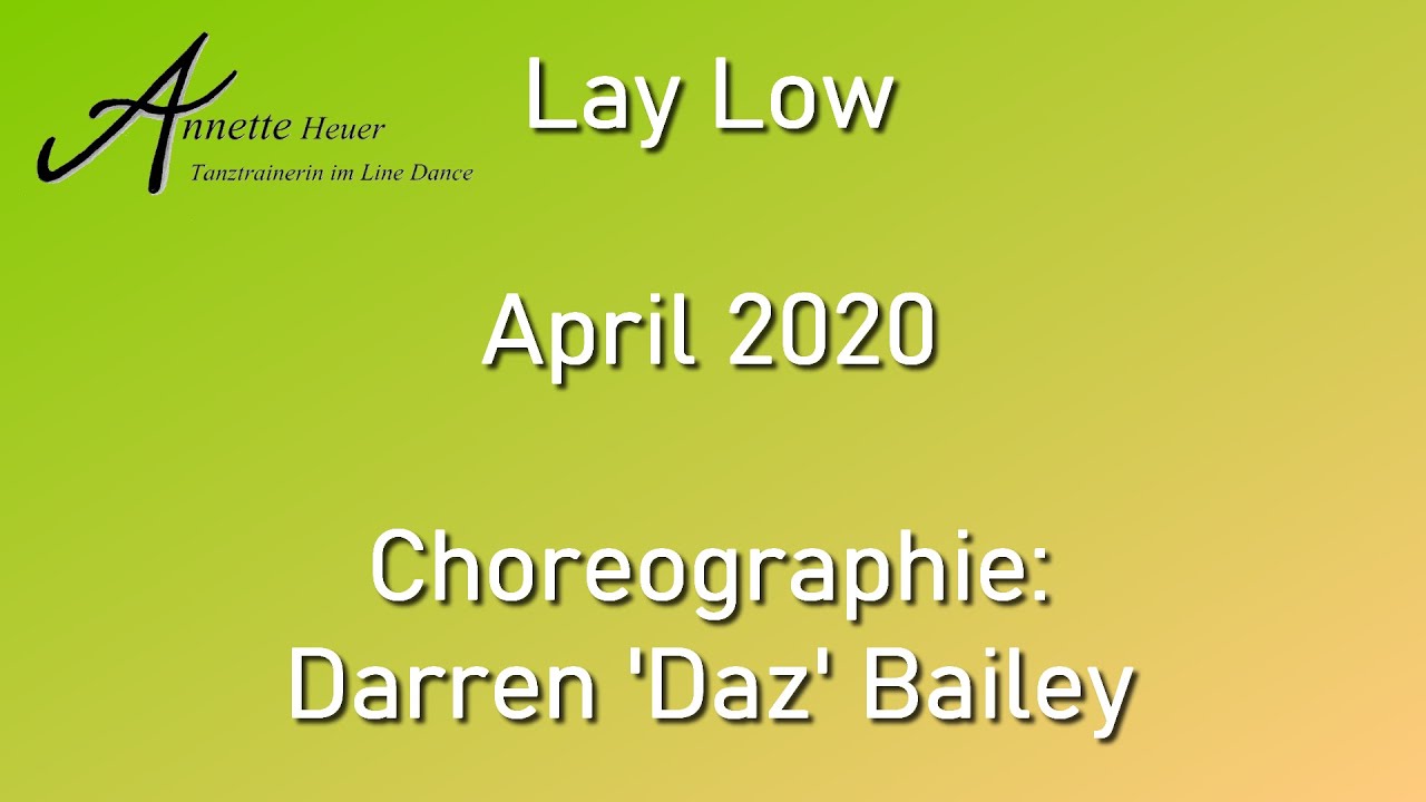 Lay Low - Line Dance (Demo und Anleitung)