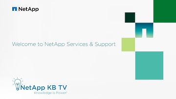Welcome to NetApp Services & Support