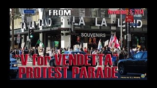 V for VENDETTA PROTEST PUZZLES HOLLYWOOD COPS W11052014