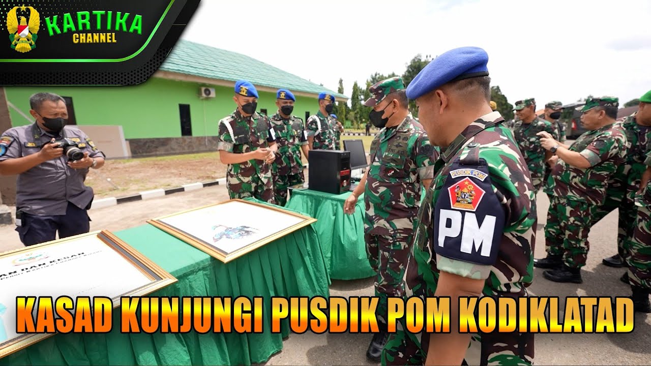 Kepala Staf Angkatan Darat Kunjungi Pusdikpom, Kodiklatad
