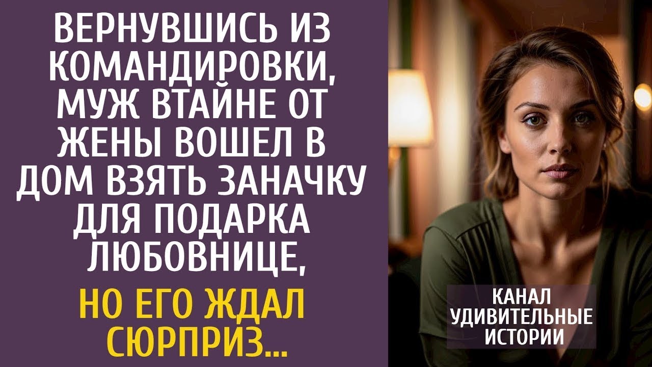 Вернувшись из командировки, втайне от жены, пришел взять заначку для любовницы, но его ждал сюрприз…