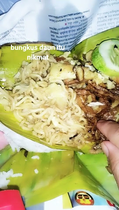 nikmatnya nasi uduk bungkus daun pisang