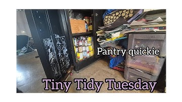 Tiny Tidy Tuesday! Pantry Quickie