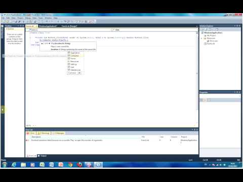 BOD in VB Insert Picture and audio in VB 2010