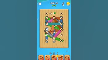 Wood Screw Puzzle – Stage 66 / Level 66 Solution | Easy Trick #WoodScrewPuzzle #PuzzleGame #Shorts