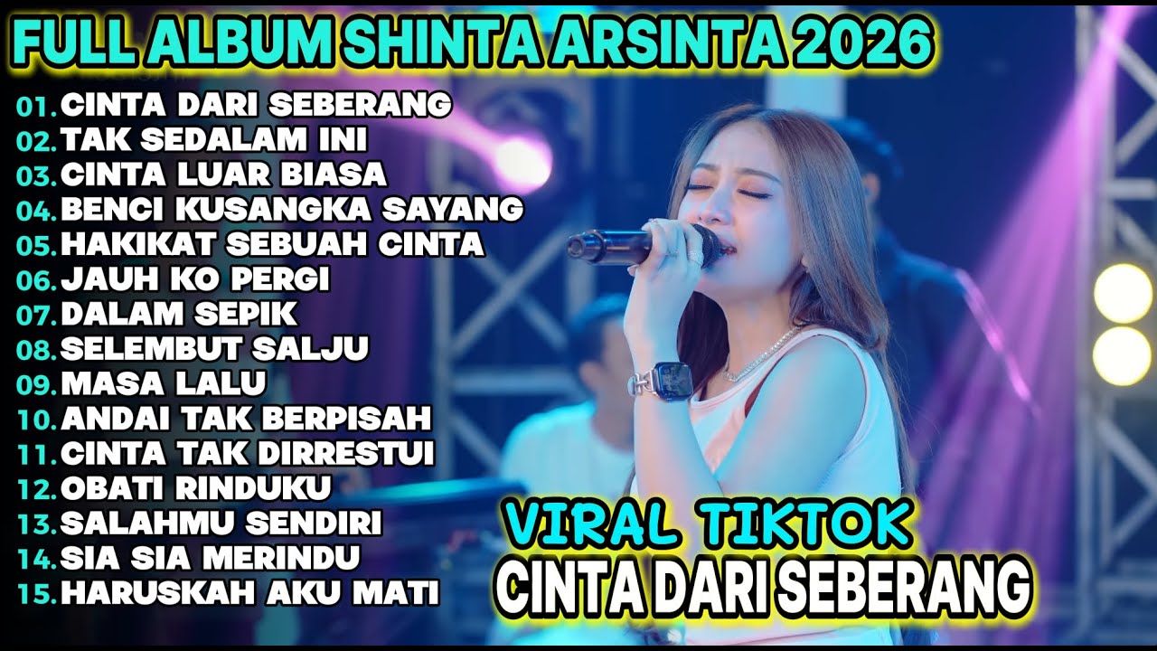 CINTA DARI SEBERANG SHINTA ARSINTA FULL ALBUM KOPLO DANGDUT TERBARU VIRALL!!!AMON KOPLO