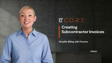 Creating Subcontractor Invoices