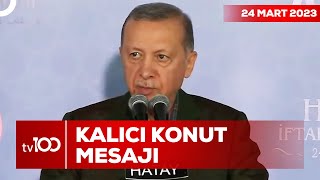Hurbaşkanı Erdoğan Hatayda Ece Üner Ile Tv100 Ana Haber