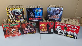 Halloween Themed 500g Cakes from Pyro Demon Fireworks!
