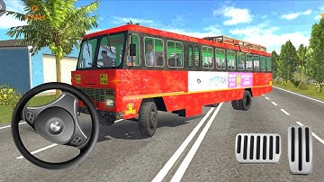 Village Route Passanger Bus Driving Games - Indian Sleeper Bus Simulator | Bus Game Android Gameplay