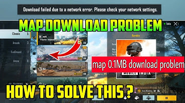 Battleground Mobile India Map Not Downloading | BGMI 0.1MB ERROR | BGMI MAPS nan% ERROR Solved