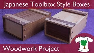 This video shows how I made a pair of hard wood storage boxes styled after a Japanese toolbox design. Thanks for watching!