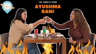 Ayushma Rani looks hot while eating spicy wings | The Samaya show ...