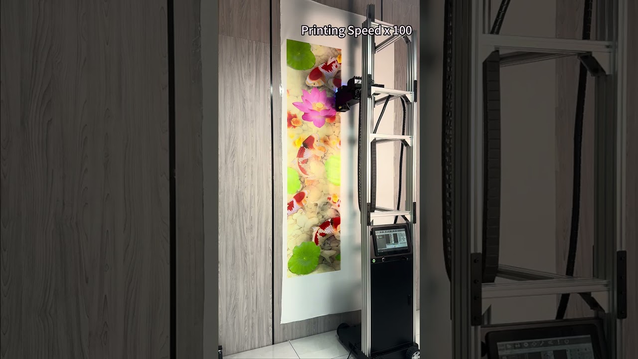 Stability Test- Printing at 250cm high-VPJet4.0 Wall Printer