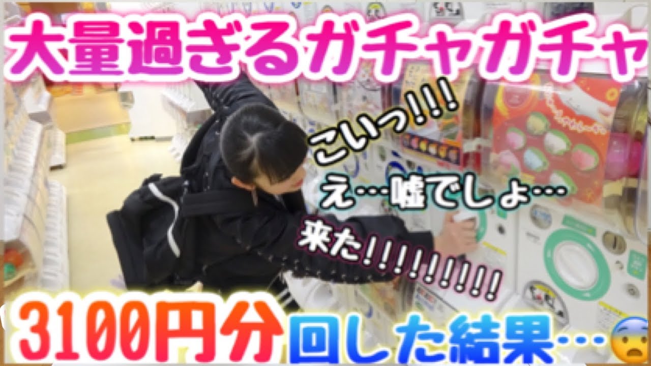 3100円分で大量のガチャガチャを回してみた結果...