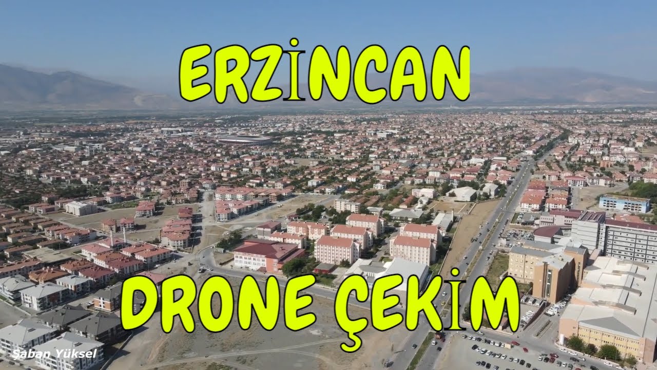 ERZİNCAN MERKEZ DRONE ÇEKİMİ (DJİ MAVİC AİR-2)