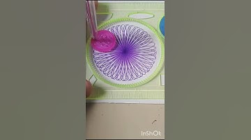 "Unbelievable Spirograph Design 🎨 | Hypnotic Art in Seconds!"#shorts