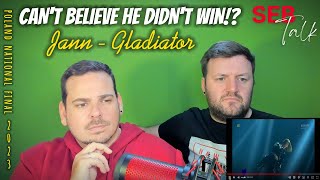 *CORRUPTION OR LGBTPHOBIA?* REACTION TO JANN - GLADIATOR. POLAND NATIONAL FINAL EUROVISION 2023