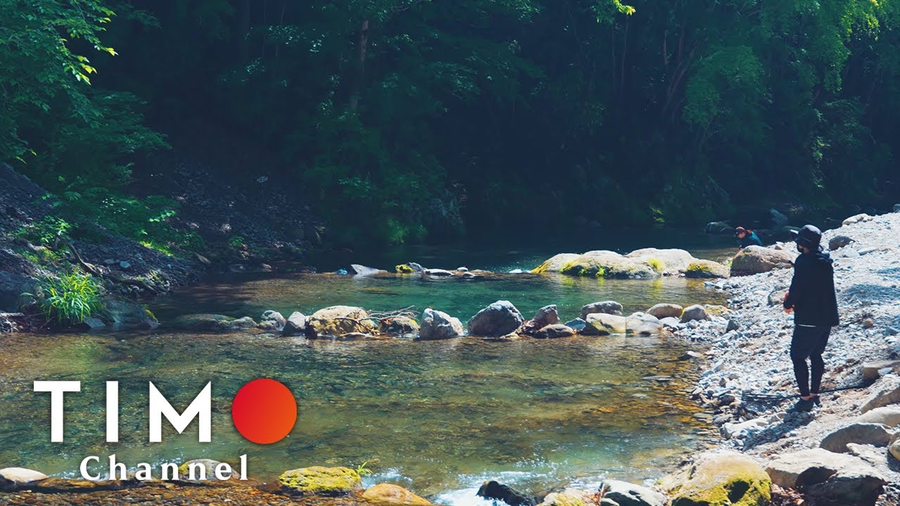 【秋川国際マス釣場】秋川渓谷の管釣りでルアーエリアトラウト 焚火料理で釣った魚とマスのアヒージョ＠あきる野市