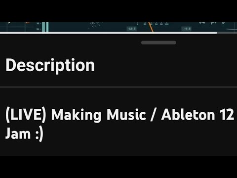 (LIVE) Making Music / Ableton 12 / Soulful Jam :)