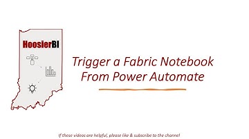 Trigger Fabric Notebook or Dataflows With Power Automate