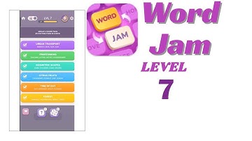 Word Jam Level 7 Walkthrough | Step-by-Step Guide 🧠 | Go Answer