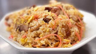作ってあげたい。【チャーシューと紅生姜の炒飯（イチナベ編）】I want to make fried rice for you