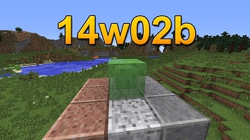 Minecraft 14w02b [1.8] - New Slime and Stone Blocks, Enchanting System and Trades!