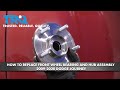How to Replace Front Wheel Bearing and Hub Assembly 2009-2020 Dodge Journey