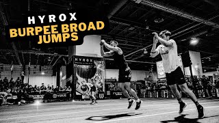 HYROX Burpee Broad Jump Technique