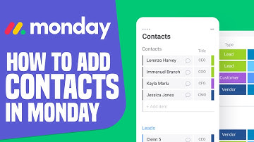 How To Add Contacts To Monday.Com | Step By Step Tutorial (2025)