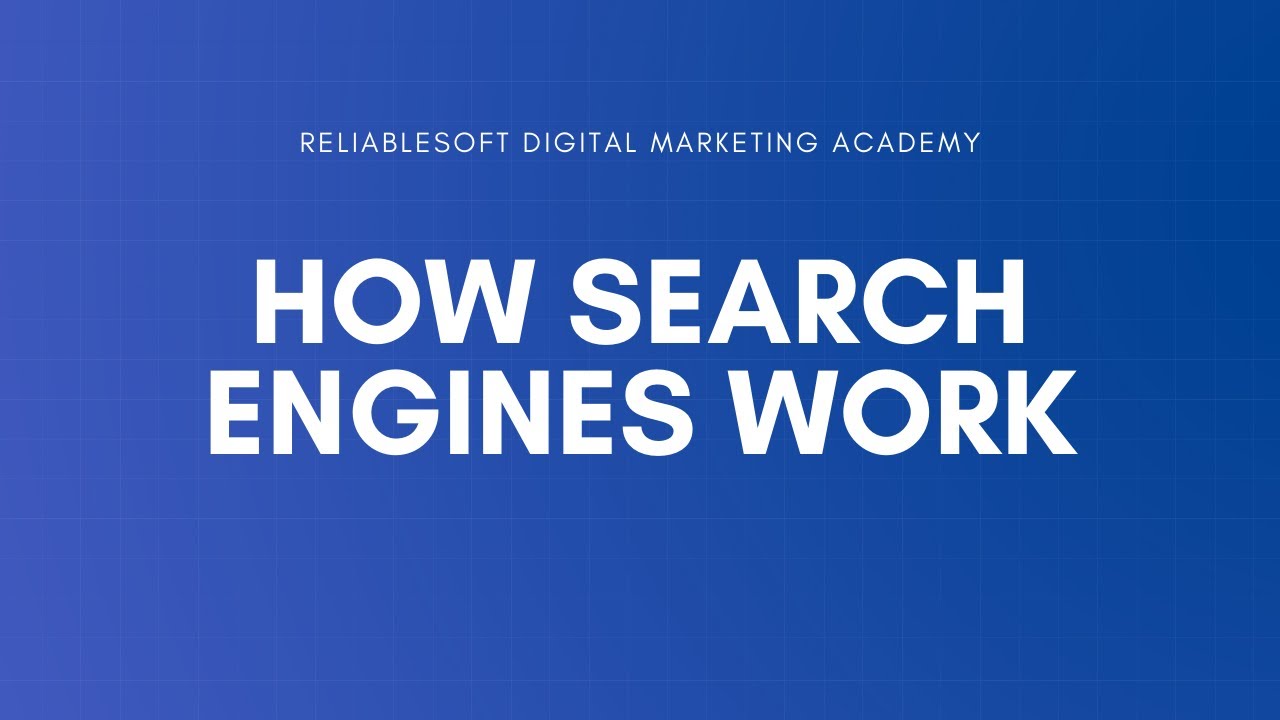 search engines คือ  2022 New  How Do Search Engines Work