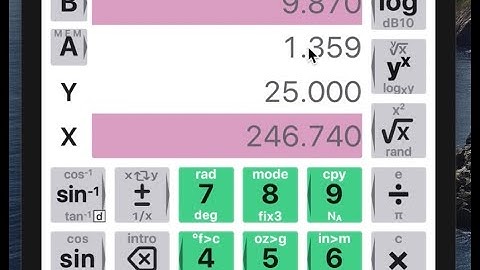 fr!shTouch RPN Calculator Dark Mode
