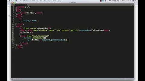 Checkbox With pure Javascript