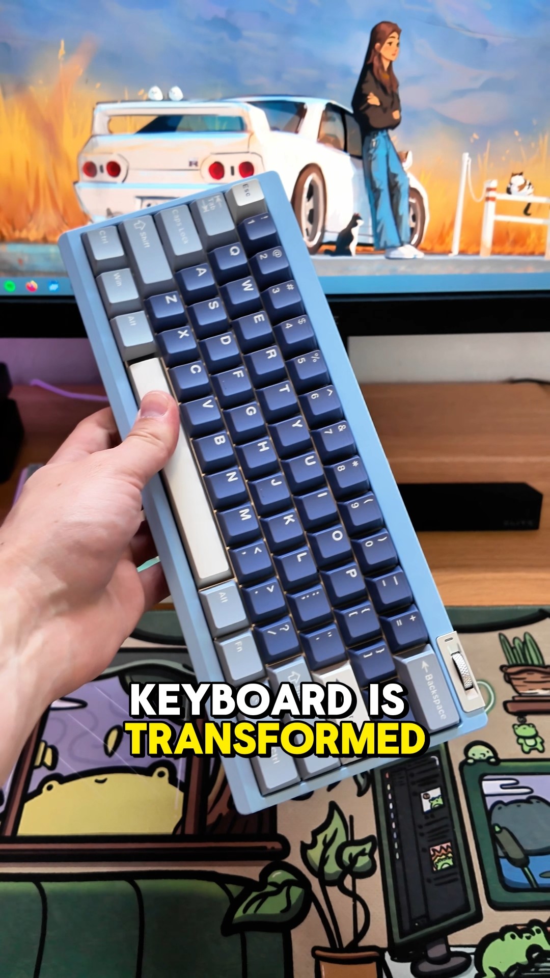 The EASIEST Keyboard Mod 🫪 #wooting #customkeyboard