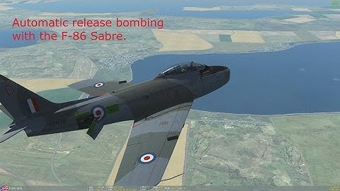 DCS, F-86, auto release bombing guide.