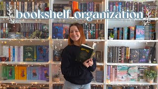 bookshelf organization 📚☁️✨ the shelves are back!