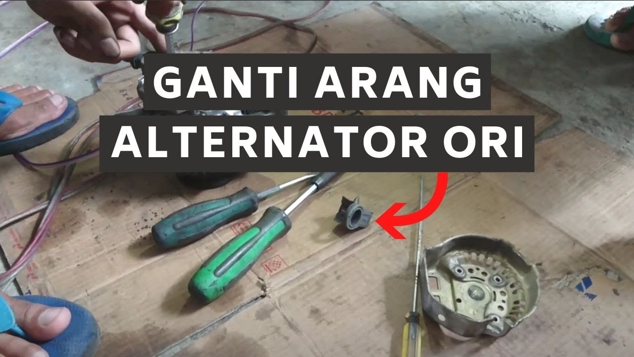 #KARKOVLOG 47 | GANTI ARANG ATAU CARBON BRUSH ALTERNATOR KARIMUN KOTAK