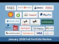 Trading 212 Full Investment Portfolio Review Jan 2026