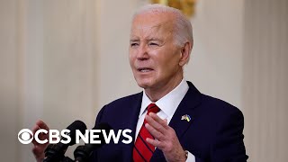 Biden speaks after signing $95 billion foreign aid package into law