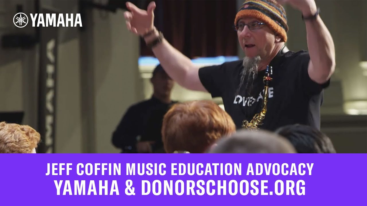 high school orchestra names Saxophonist Jeff Coffin Music Education Advocacy - Yamaha & DonorsChoose.org