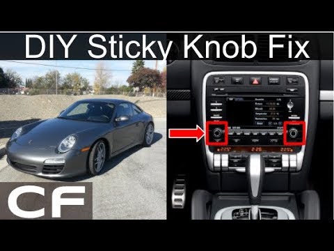DIY Fix for Sticky Porsche PCM Knobs