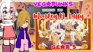 : |One Piece|| Vegapunks react to Luffy Gear 5|| Chu Gacha Reacts||{//}|