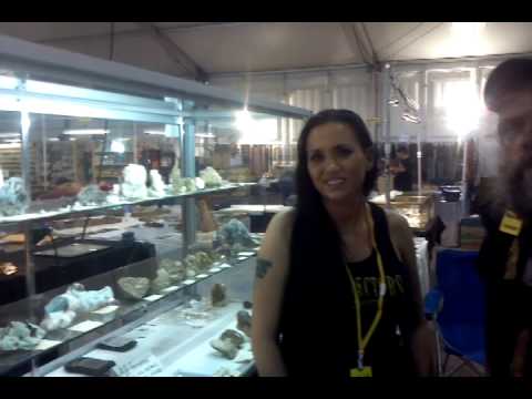 Prospector Amanda Adkins W Tucson Gem Show Directory 2014 Youtube