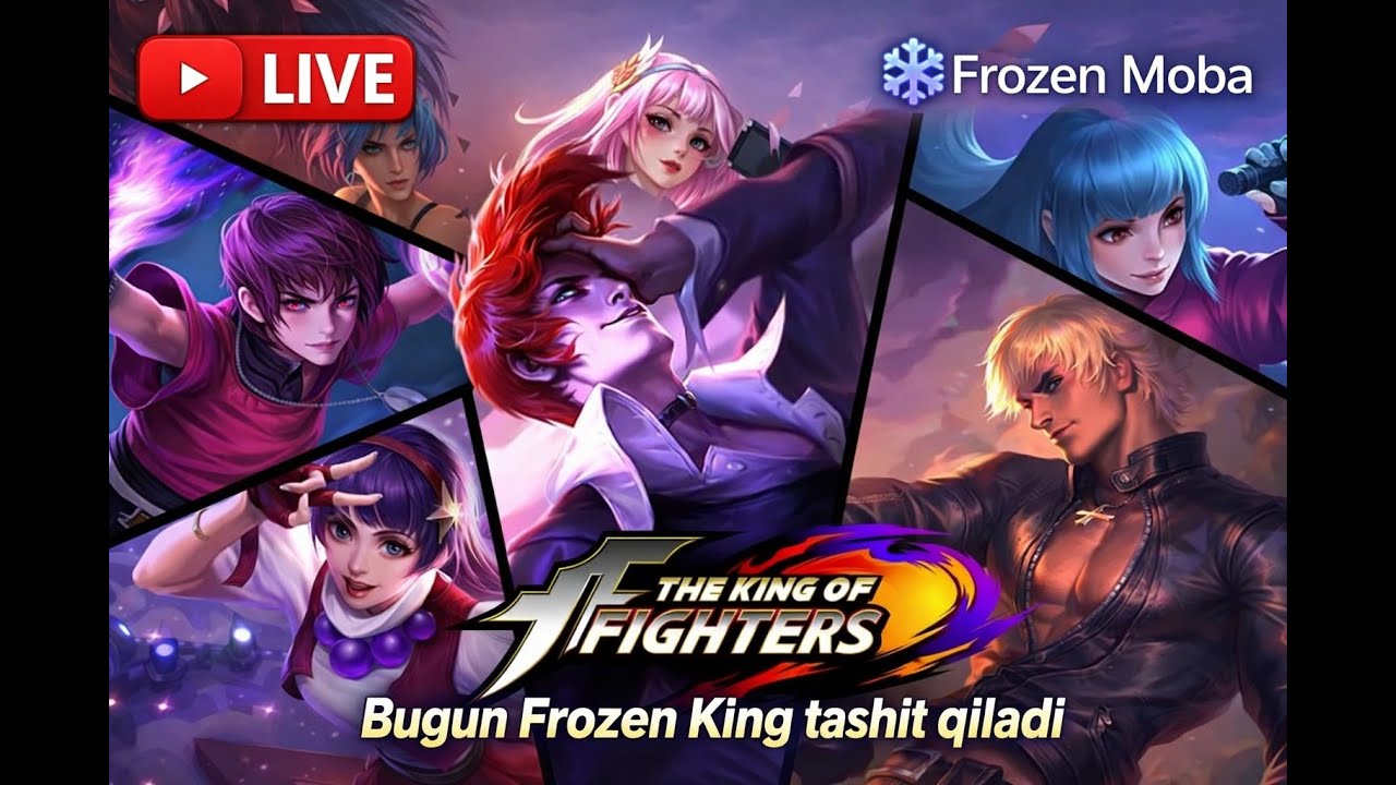 Kayfiyat vashe zo'r Bugun umuman ASAB qimay tashit qilamiz GO #frozenmoba #livestream #mlbb #mlbbuzb