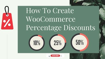 How To Create WooCommerce Percentage Discounts