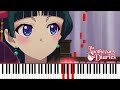 Flower In The Snow The Apothecary Diaries EP12 OST Piano Tutorial Sheet Music 4K 