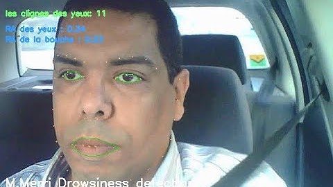 Realtime  Driver Drowsiness and yawning Detection with OpenCV Version 1 beta